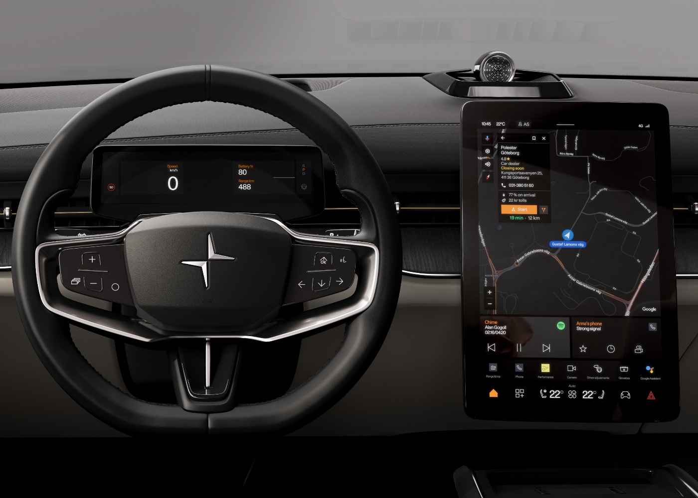 interior do Polestar