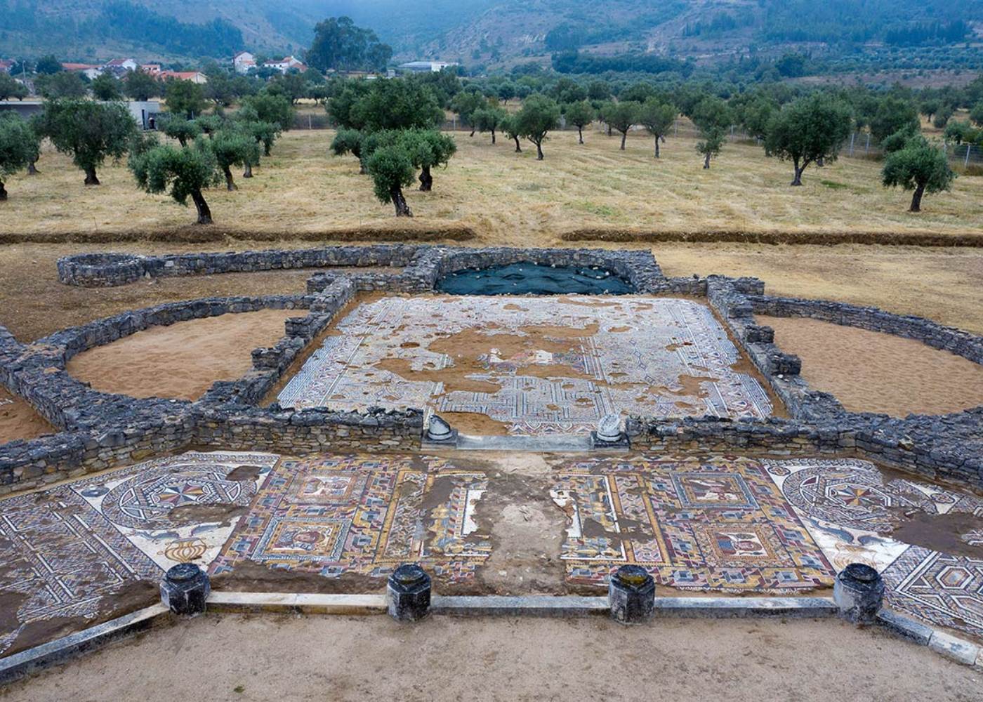 mosaicos romanos no Rabaçal