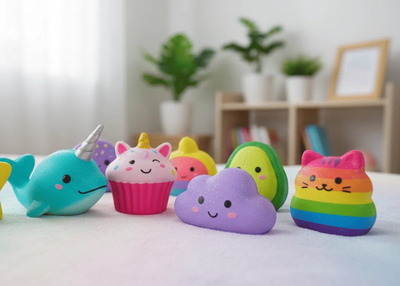 diferentes tipos de squishies