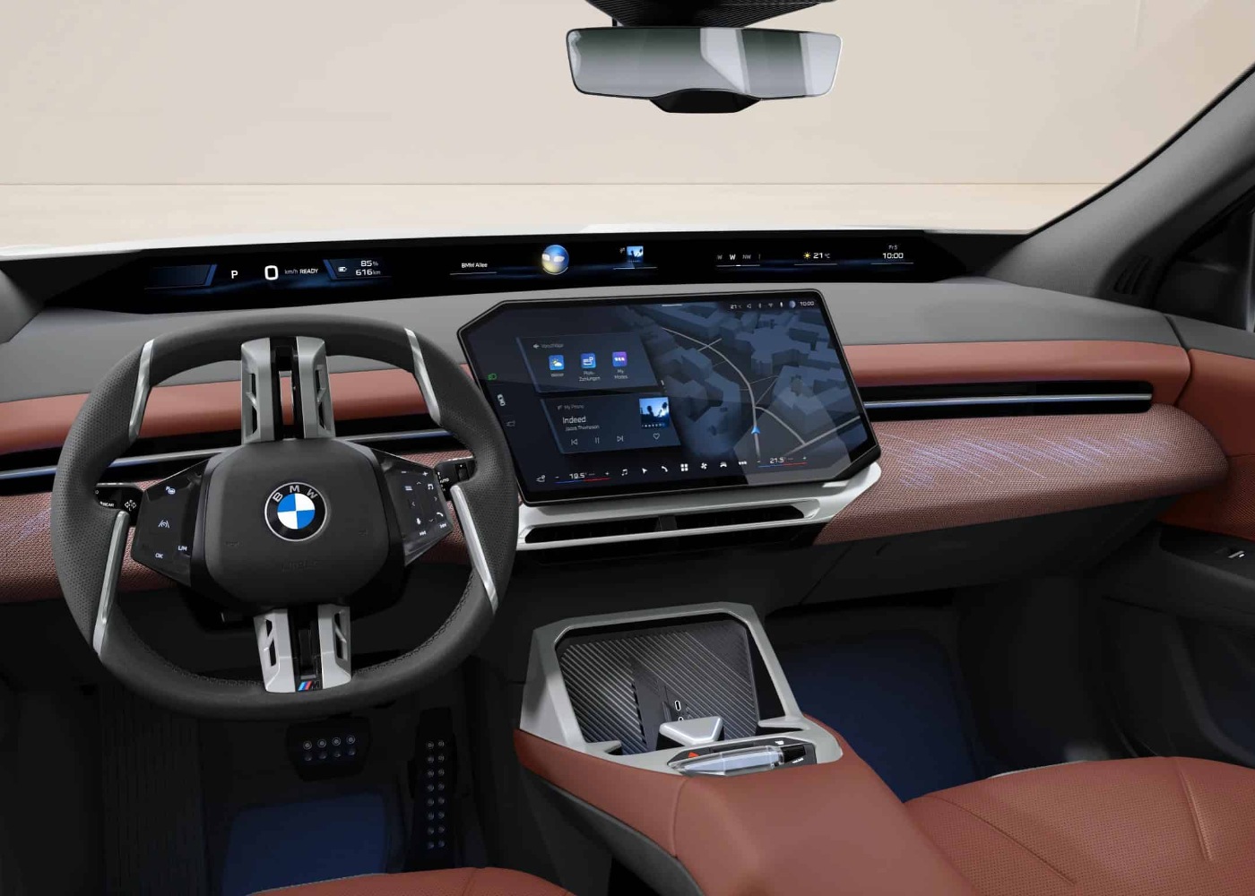 interior do BMW iX3