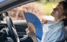carro numa onda de calor