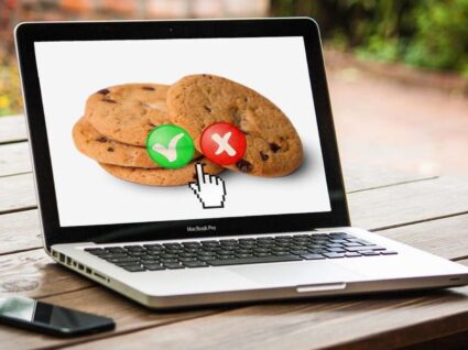 aceitar ou rejeitar cookies