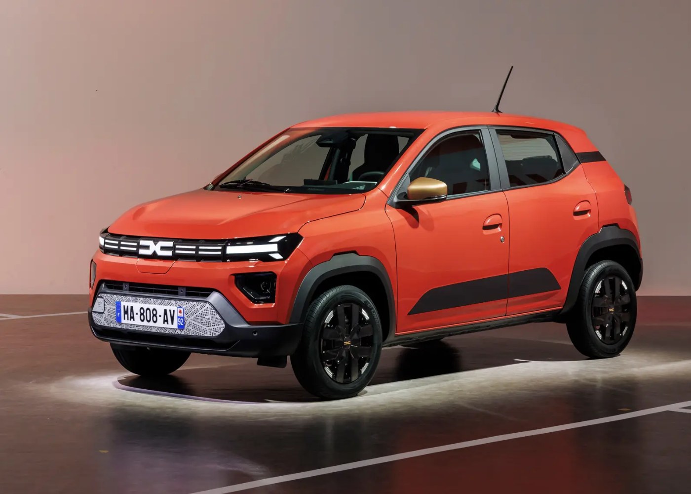 Dacia Spring vermelho
