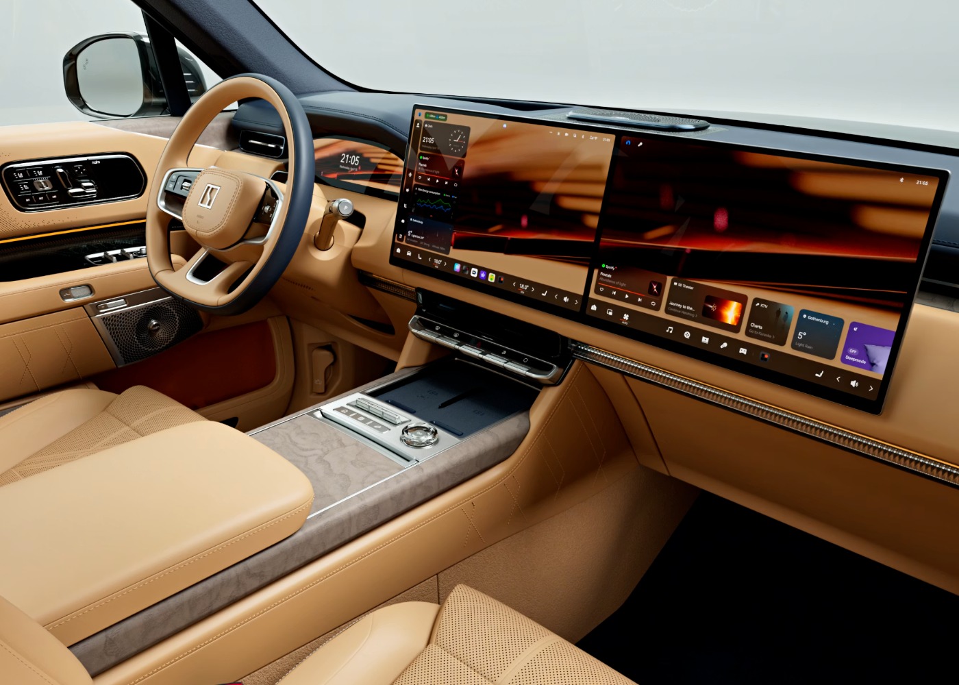 Interior do Zeekr 9X