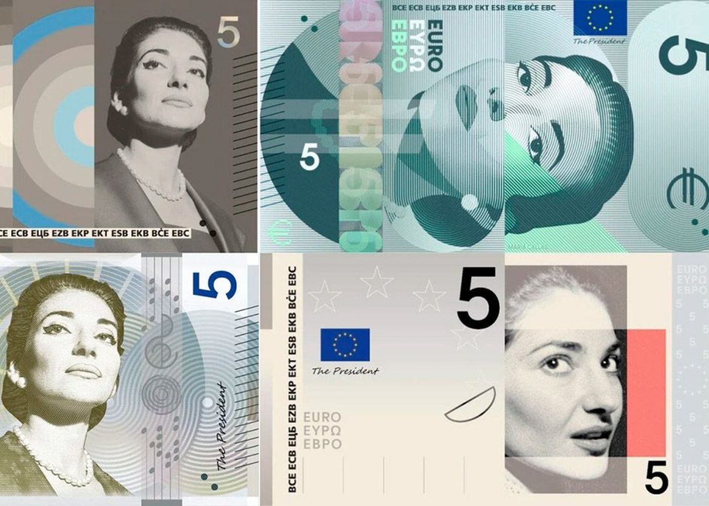 notas de euro maria callas