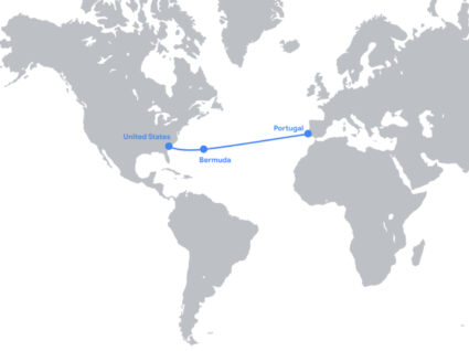 rota dos cabos submarinos