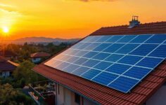 painéis de energia renovável