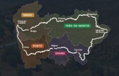 mapa da rota norte