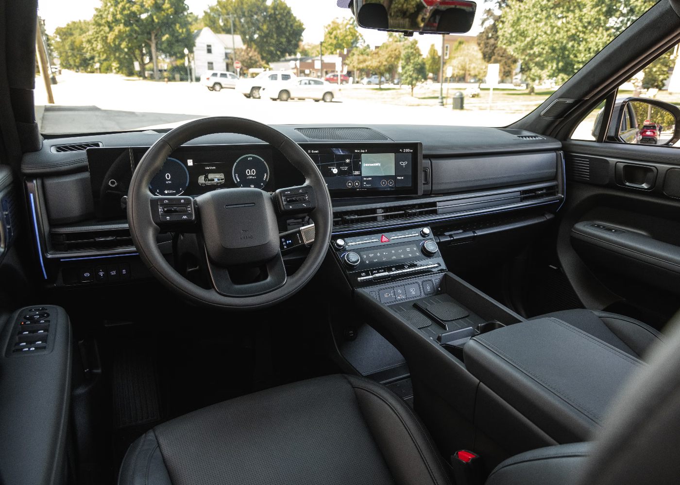 Interior do Hyundai Santa Fe