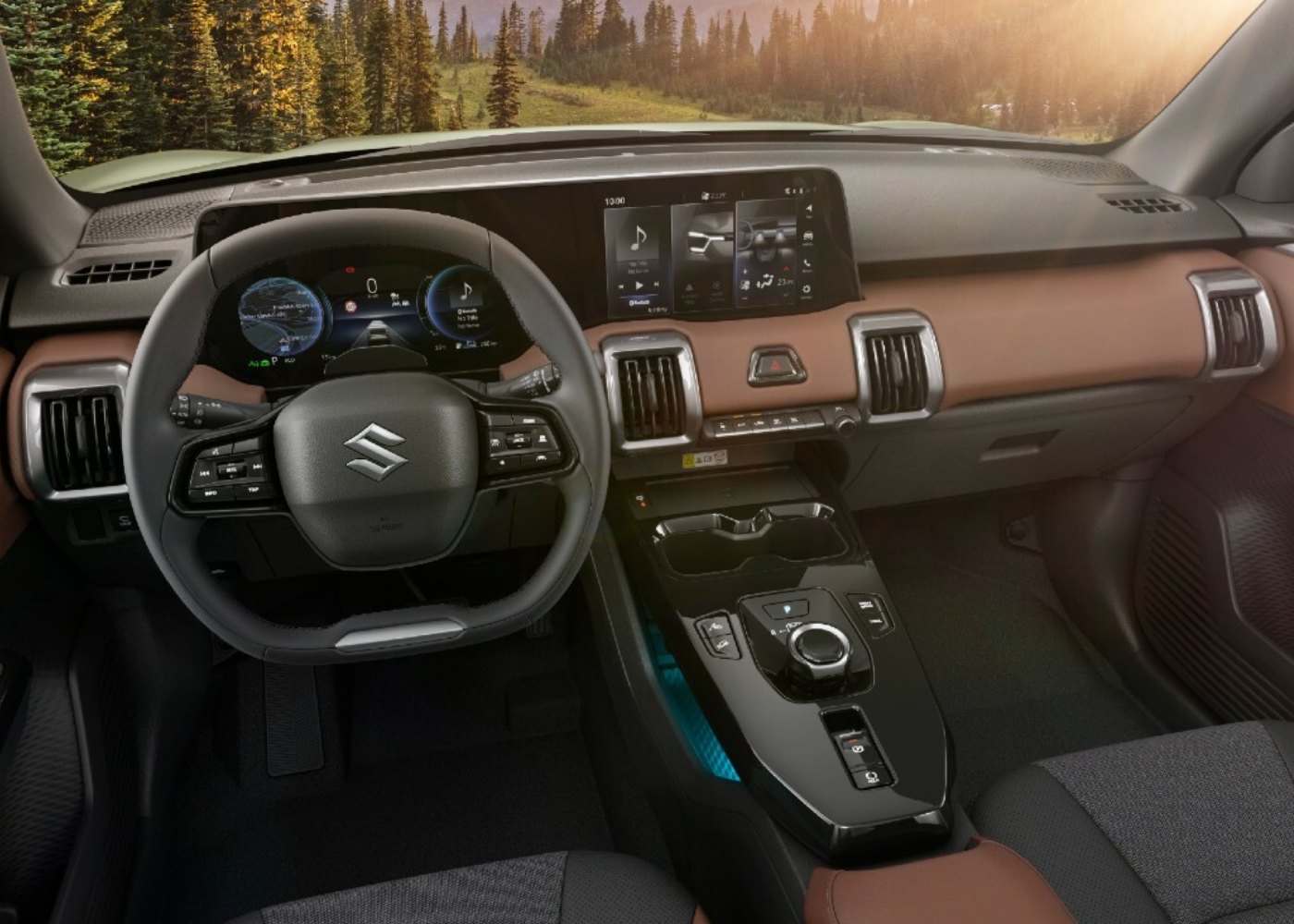 interior do suzuki vitara