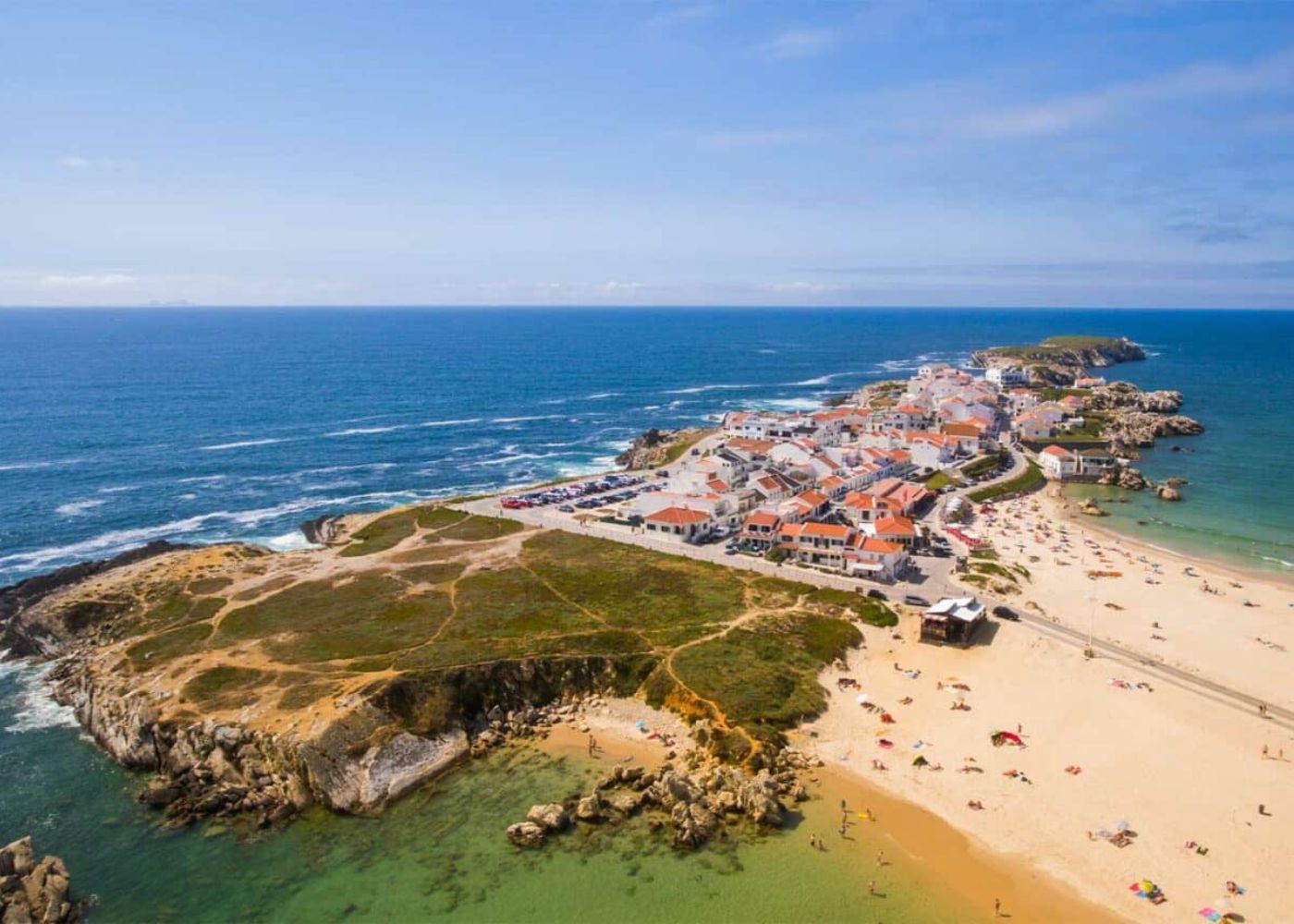 vista aérea do Baleal
