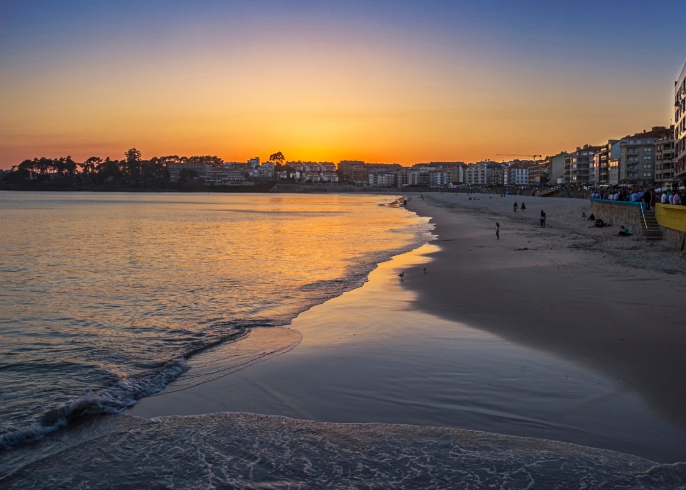 pôr do sol em sanxenxo