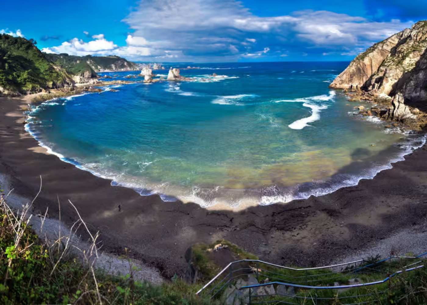 vista da praia do silêncio