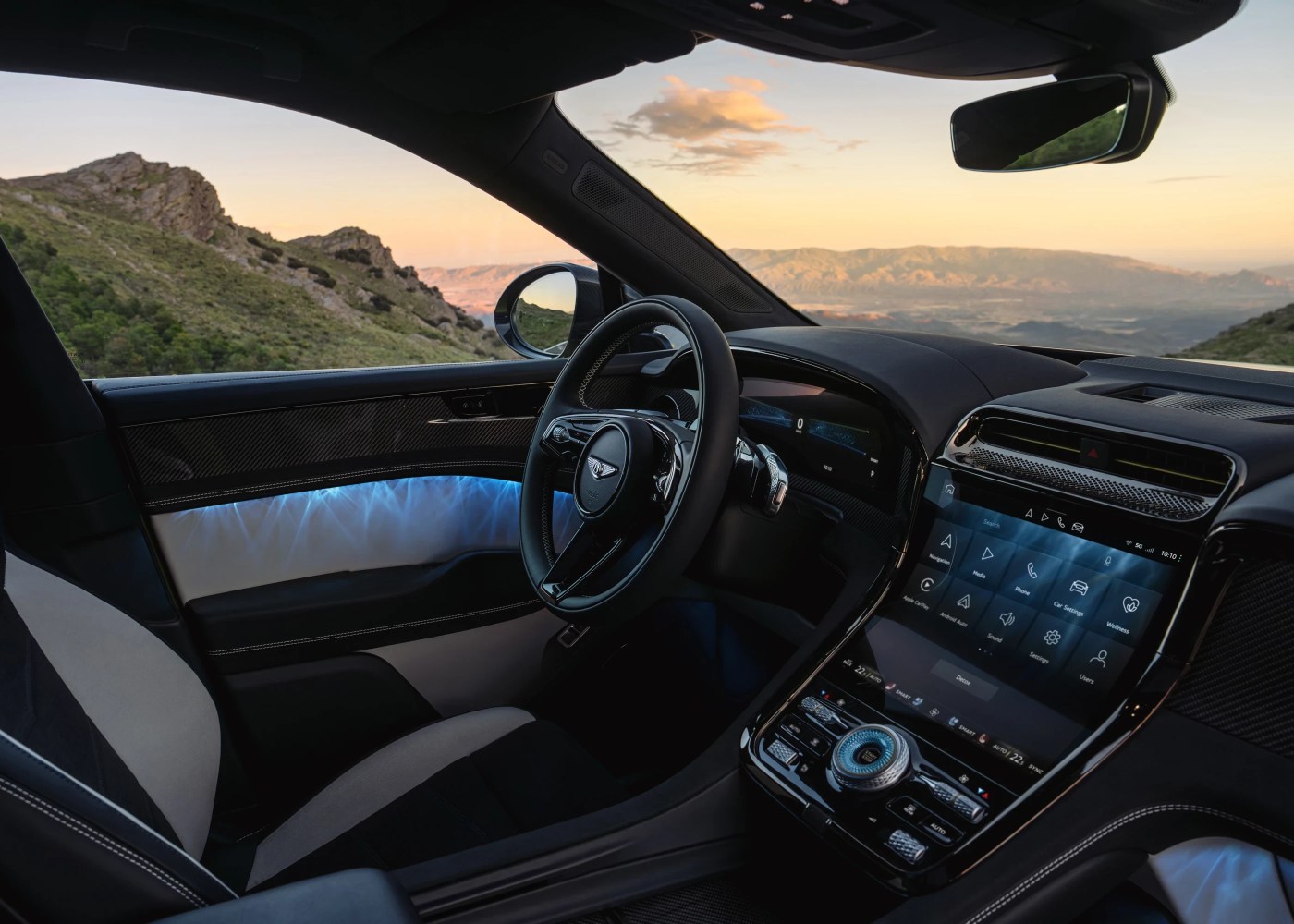 interior do Bentley Torcal