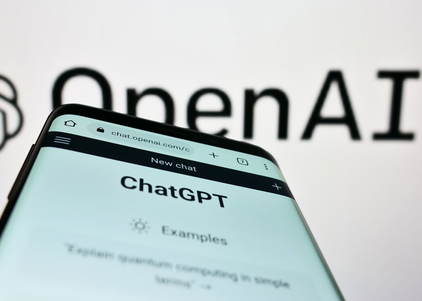 telemóvel com ChatGPT