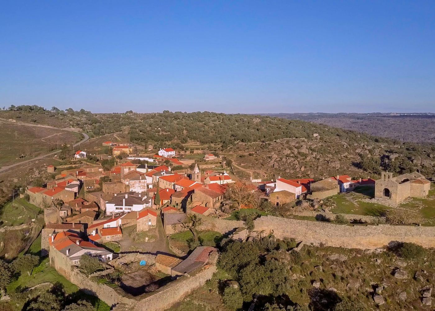 vista de castelo mendo