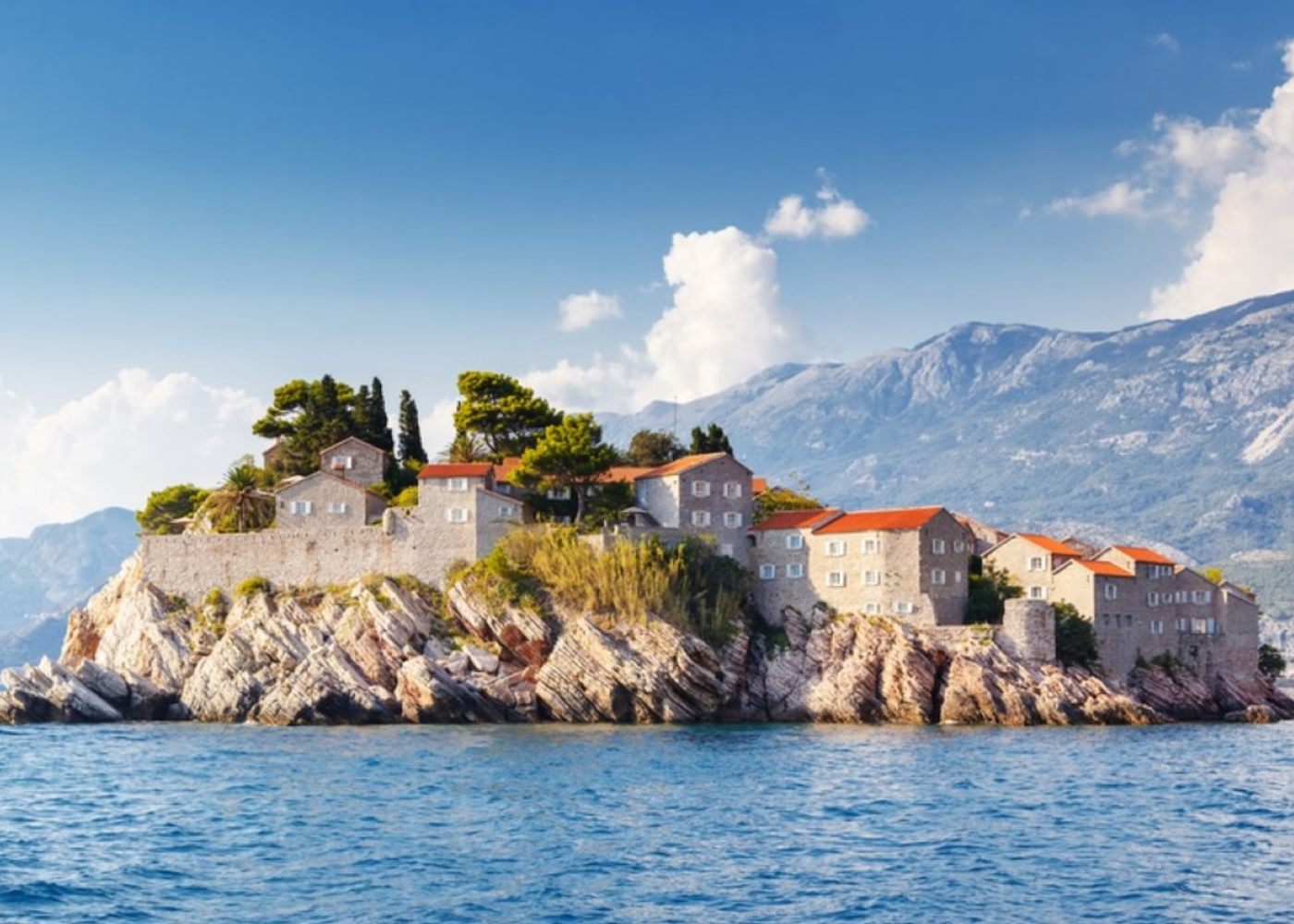 ilha no montenegro