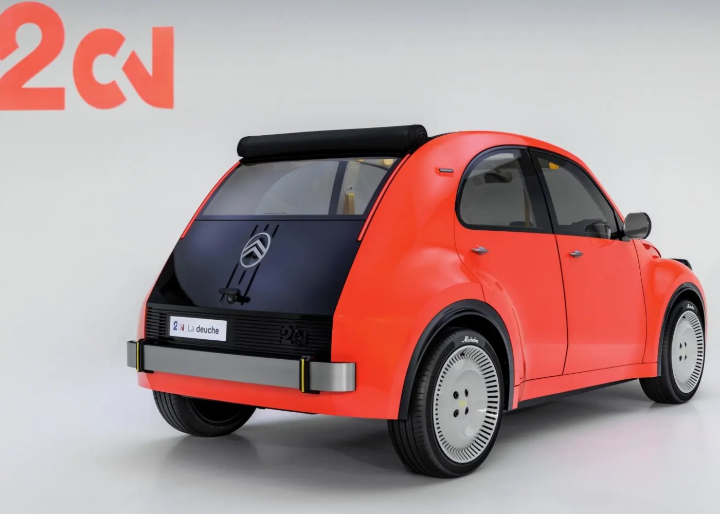 traseira do citroën 2CV