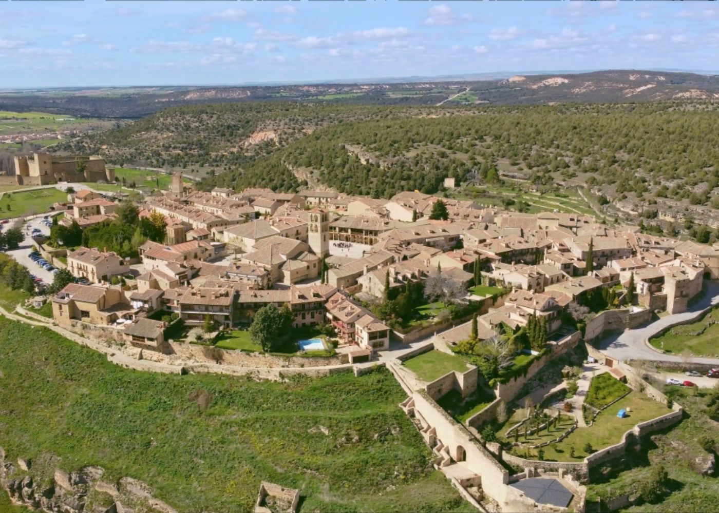 vista aérea de Pedraza